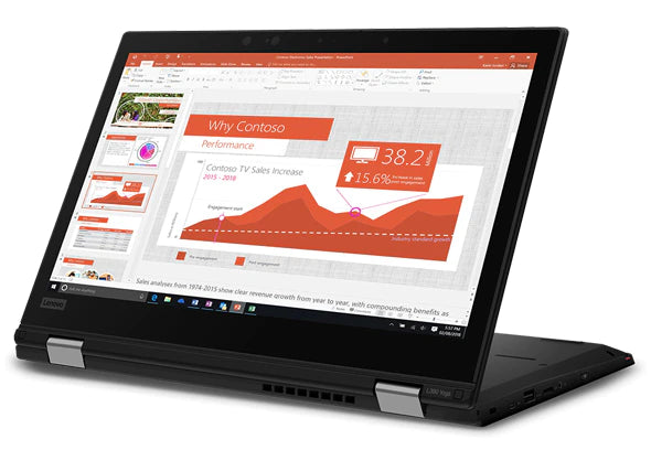 Laptop LENOVO ThinkPad Yoga L390 13.3" FHD, Touchscreen, I5-8265U, up to 3.8GHz, 16GB DDR4, 512GB SSD, Webcam, TouchPen 